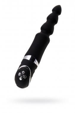 Erotist Anal Vibration Stimulator, Silicone, Black, 20.7 cm