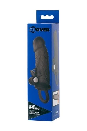 Toyfa XLover, Penis Sleeve, for enlargement with ring and vibration, TPE
